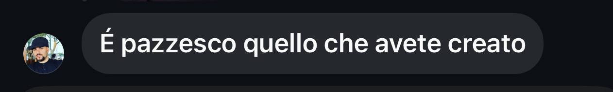 Messaggio dalla community