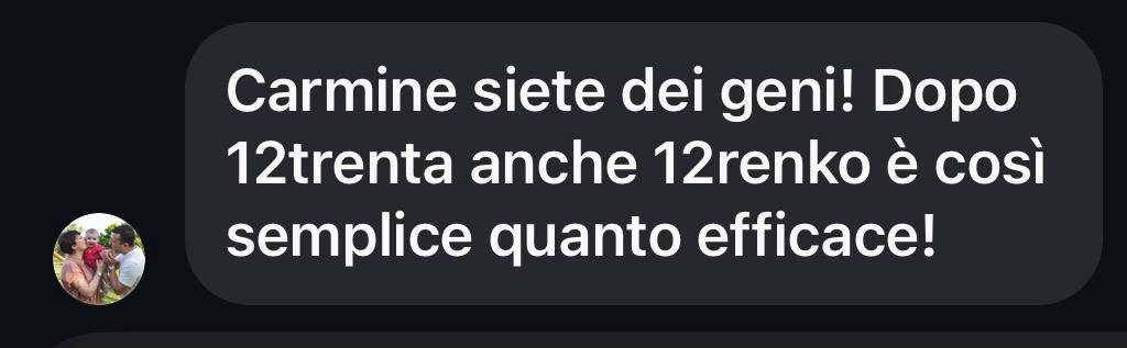 Messaggio dalla community