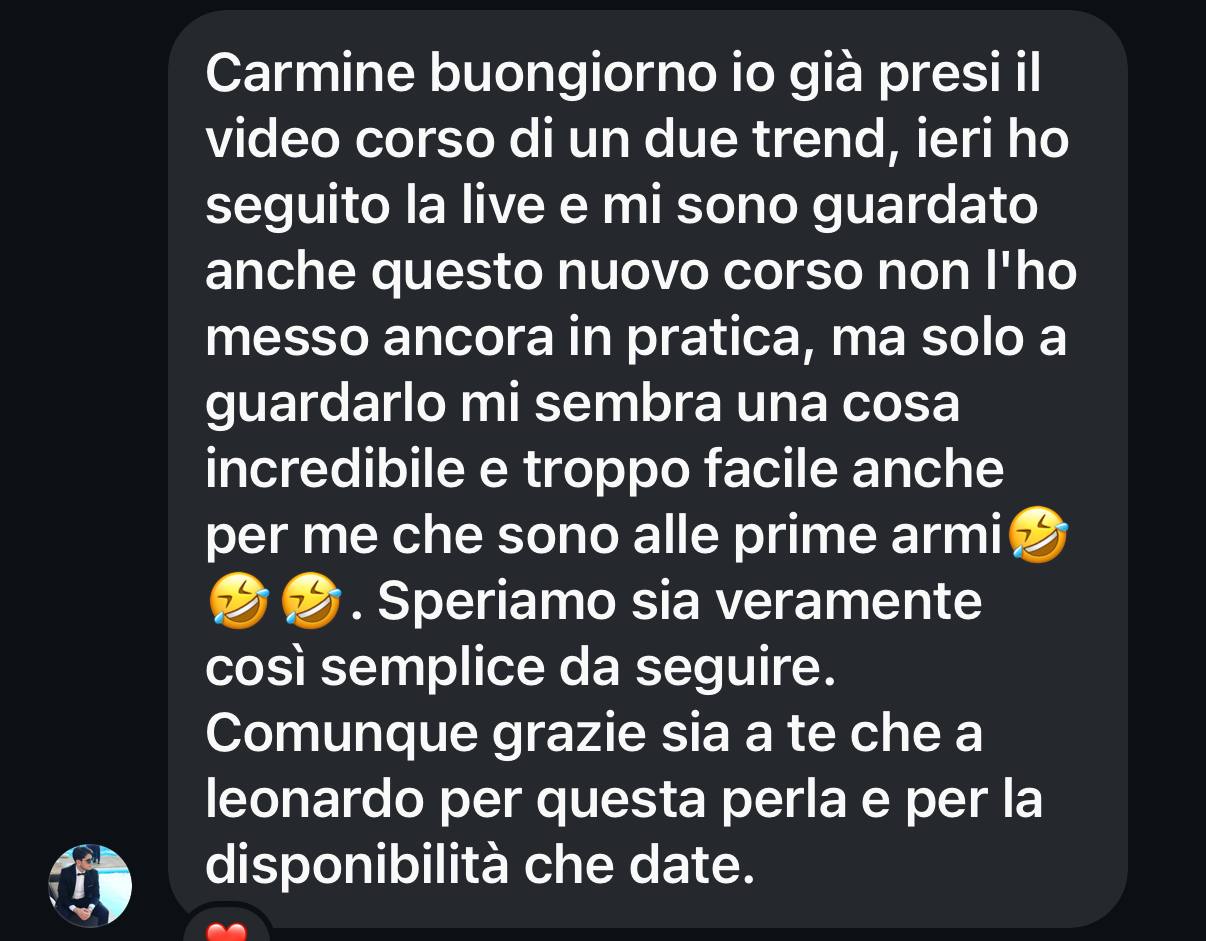 Messaggio dalla community
