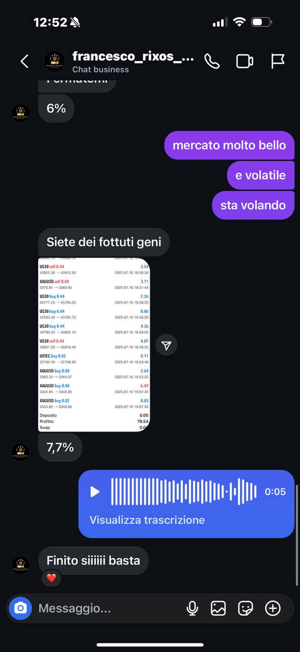 Messaggio dalla community