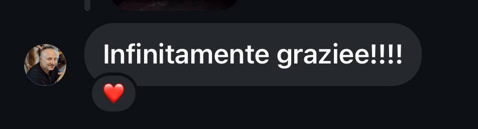 Messaggio dalla community